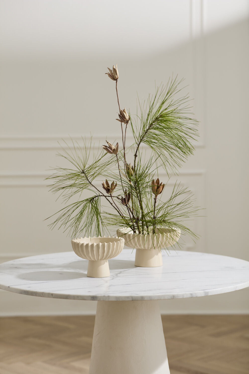 Dune Pedestal Bowls